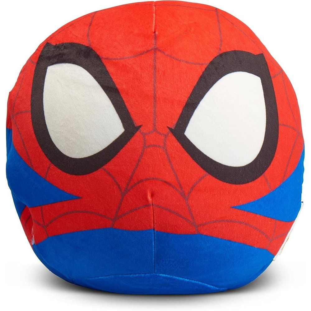 Marvel Spider-Man Round Plush Decorative Pillow Red Blue The Northwest Group 11"